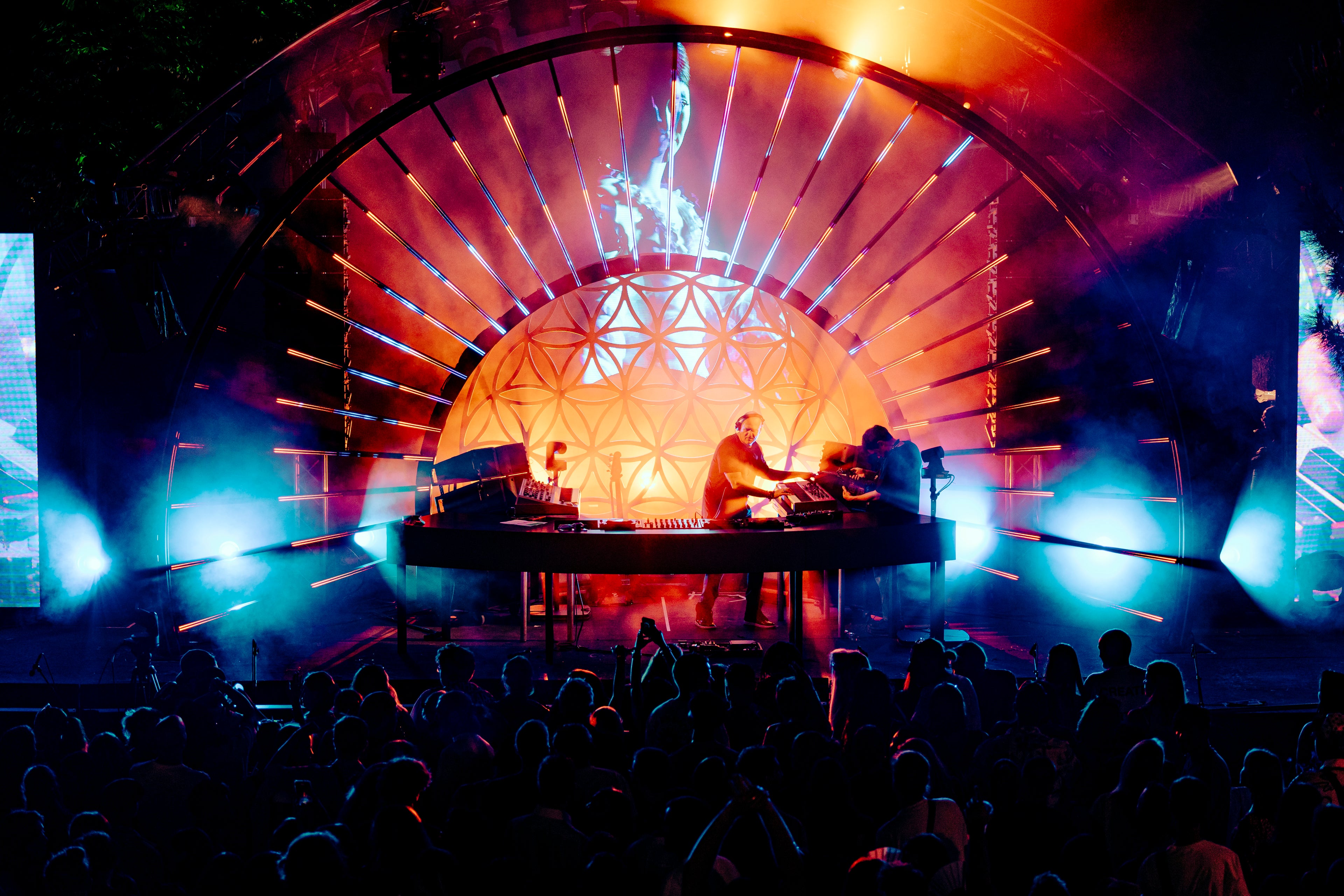 DJ STBAN plays at electronic music festival