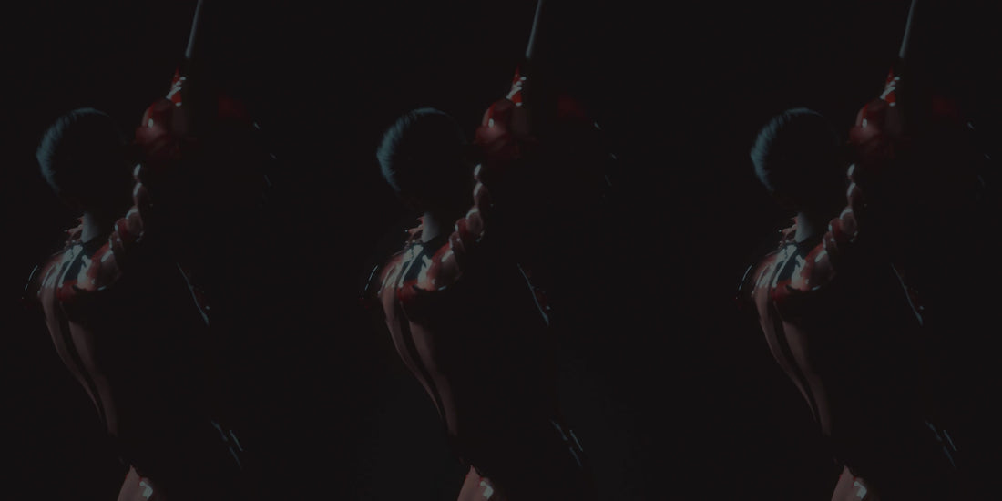 Flamenco dancer performing at electronic music event